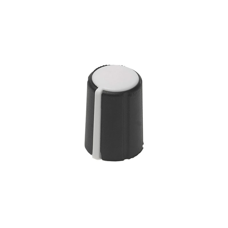 1 pcs : 1226-H - KNOB SERRATED 0.250' PLASTIC