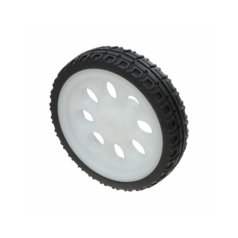 1 pcs : 3763 - THIN WHITE WHEEL FOR TT DC GEARB