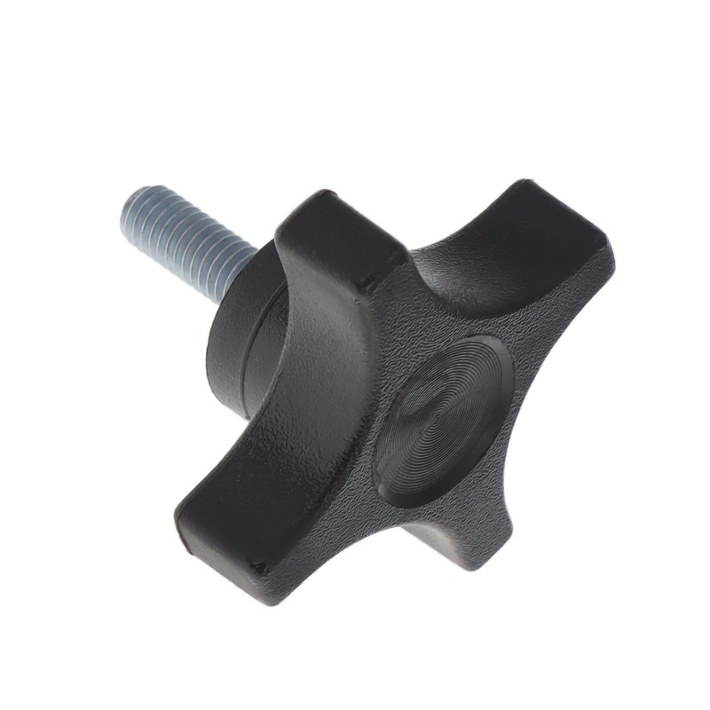 1 pcs : 2837-V - KNOB 4 ARM 5/16'-18 NYLON