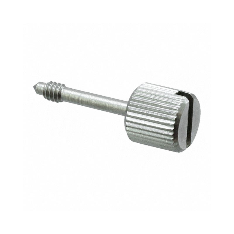 1 pcs : 0382-SS - PANEL SCREW KNOB SLOTTED 4-40
