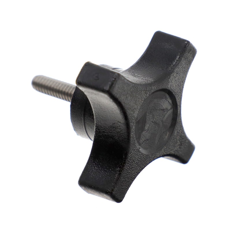 1 pcs : 2837-L - KNOB 4 ARM 1/4'-20 NYLON