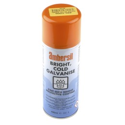 1 pcs - Ambersil 400ml Silver Satin Spray Paint