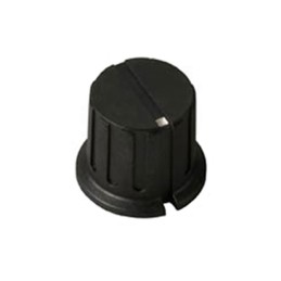 1 pcs : 1150 - KNOB SERRATED W/SKRT 0.250' PHEN