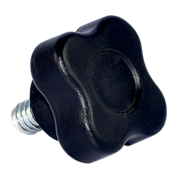 1 pcs : KN0432504S1--21 - CLAMPING 4 ARM KNOB 1.150 IN DIA