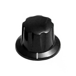 1 pcs : 1910-G - KNOB FLUTED W/SKIRT 0.187' PHEN