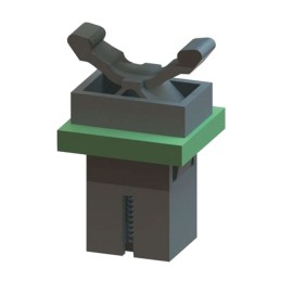 1 pcs : DL-1X - DOOR LATCH BLACK ACETAL