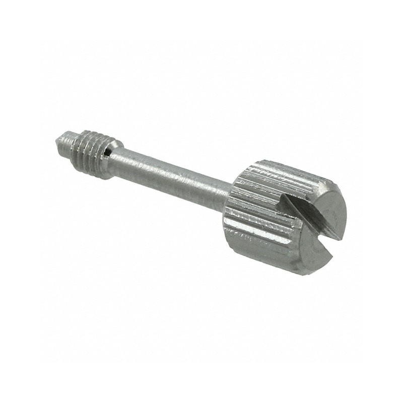 1 pcs : M0174-SS - PANEL SCREW KNOB SLOTTED M3X0.5