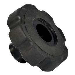 1 pcs : KN8C----F7SBL21 - CLAMPING FLUTED KNOB 2.500 IN DI