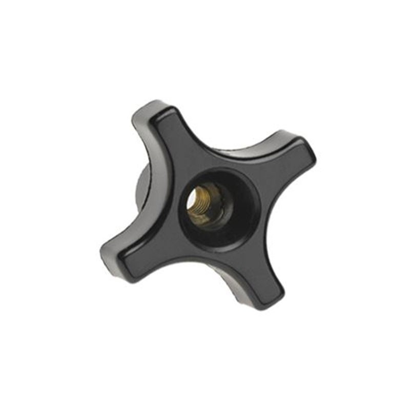 1 pcs : 2820AT - KNOB 4 ARM 1/4'-20 PHENOLIC