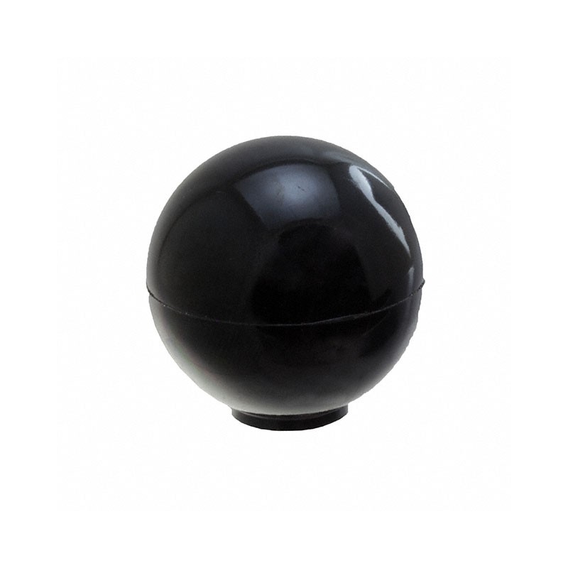 1 pcs : 0025BN - KNOB SMOOTH M6 X 1 PHENOLIC