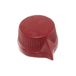 1 pcs : 1400CX - KNOB KNURLED W/SKIRT 0.250' PHEN