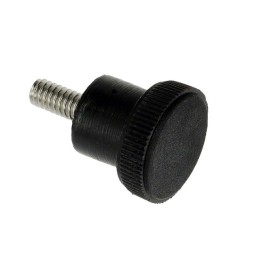 1 pcs : 7094-A - KNOB KNURLED 8-32 PLASTIC