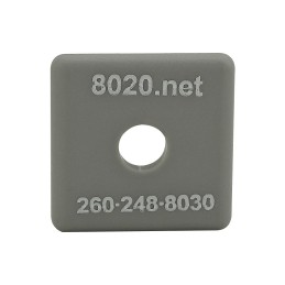 1 pcs : 2030GRA - 1515 / 1515-LITE END CAP GRAYW/P