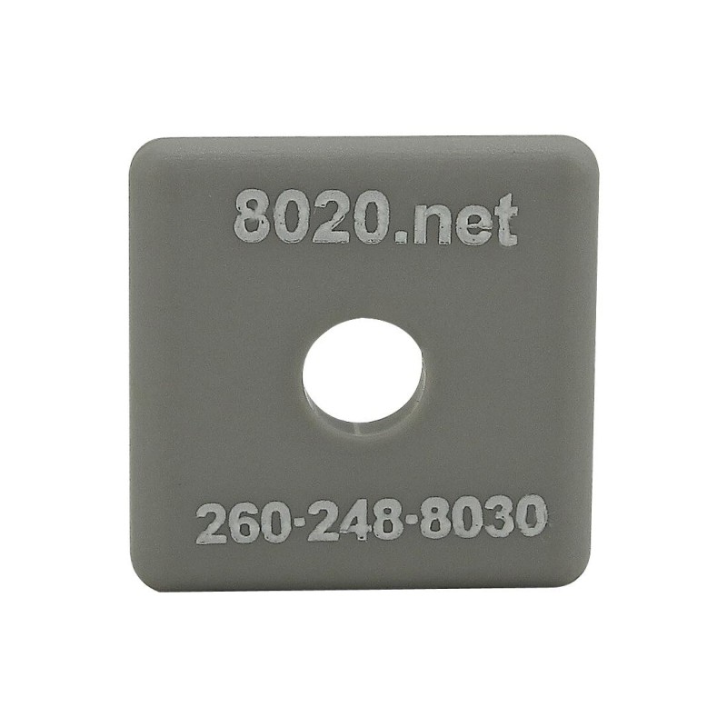 1 pcs : 2030GRA - 1515 / 1515-LITE END CAP GRAYW/P