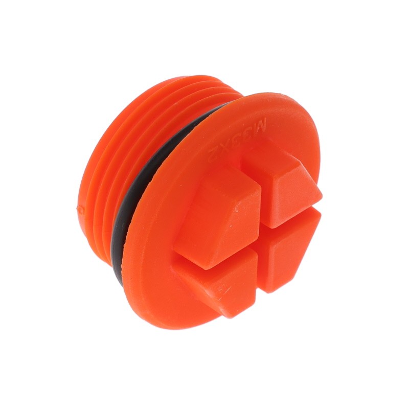 1 pcs : 900553 - THREADED O-RING PLUG 40.0 MM 1.