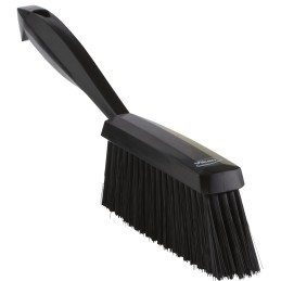 1 pcs - Vikan Black Hand Brush for Brushing Dry, Fine Particles, Floors with brush included