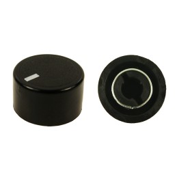 1 pcs : CL172970 - KNOB K15P BLACK 6MM SPLINE ML