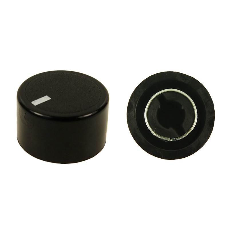 1 pcs : CL172970 - KNOB K15P BLACK 6MM SPLINE ML