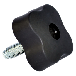 1 pcs : KN4C15004S5-S21 - CLAMPING 4 ARM KNOB 2.000 IN DIA