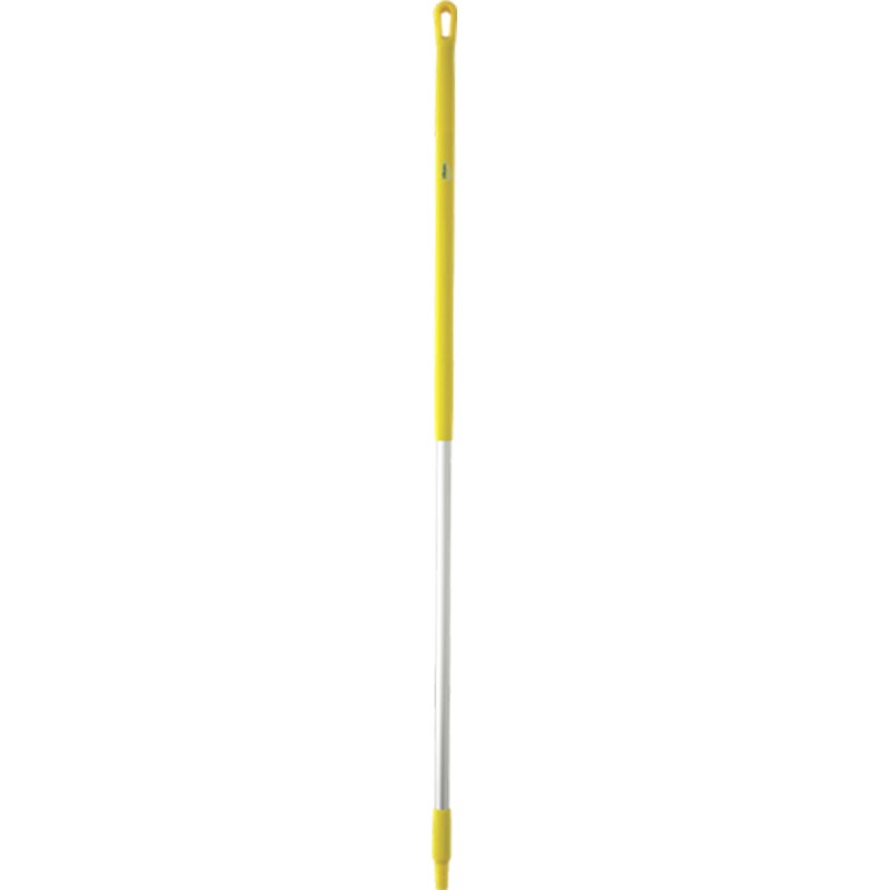 1 pcs - Vikan Yellow Broom Handle, 1.51m, for use with Vikran Brooms, Vikran Squeegees