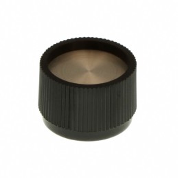 1 pcs : PH15181/4 - KNOB KNURLED 0.250' PLASTIC