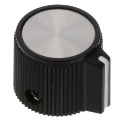 1 pcs : 430212B14 - KNOB KNURLED 0.250' PLASTIC