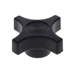 1 pcs : 2837-A - KNOB 4 ARM 5/16'-18 POLYPRO