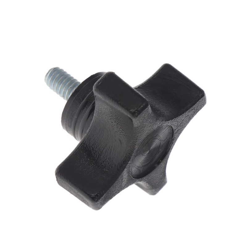 1 pcs : 2825-C - KNOB 4 ARM 1/4'-20 NYLON