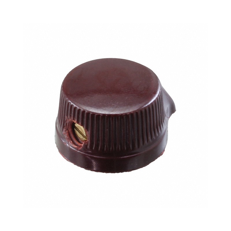 1 pcs : 1400CR - KNOB KNURLED W/SKIRT 0.250' PHEN