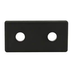 1 pcs : 2045-PLAIN - 1530 / 1530-LITE END CAP BLACKW/