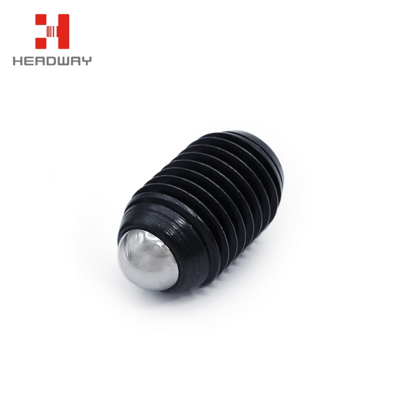 1 pcs : HZBPES-M8X16 - STEEL, SLOTTED SPRING PLUNGERS,