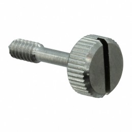 1 pcs : 0110-SS - PANEL SCREW KNOB SLOTTED 6-32
