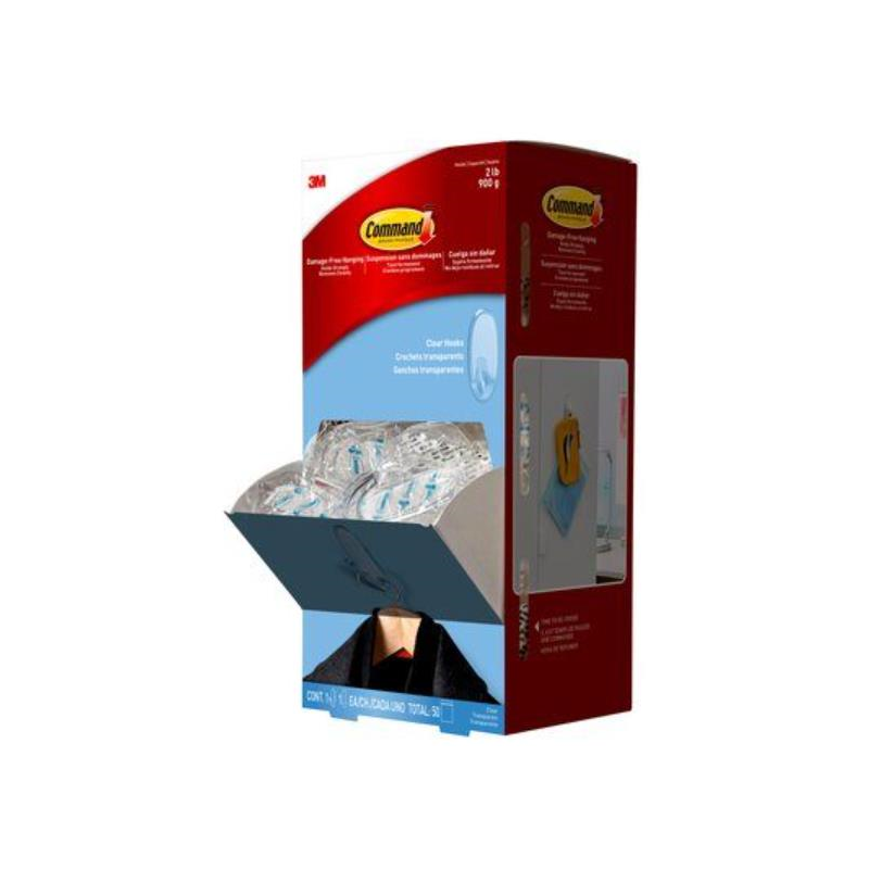 1 pcs : 17091CLRCABPK - COMMAND HOOK TRIAL PACK 1709