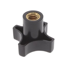 1 pcs : 2800-C - KNOB 4 ARM 1/4'-20 NYLON