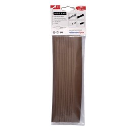 10 pcs - HellermannTyton Heat Shrink Tubing, Brown 12.7mm Sleeve Dia. x 200mm Length 3:1 Ratio, HIS-3 BAG Series