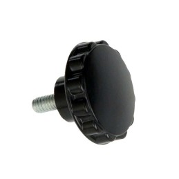 1 pcs : 3009-U - KNOB FLUTED 1/4'-20 PLASTIC