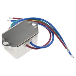 1 pcs - Schaffner, FN2010 10A 250 V ac/dc 0 - 400Hz, Chassis Mount EMI Filter, Wire Lead, Single Phase