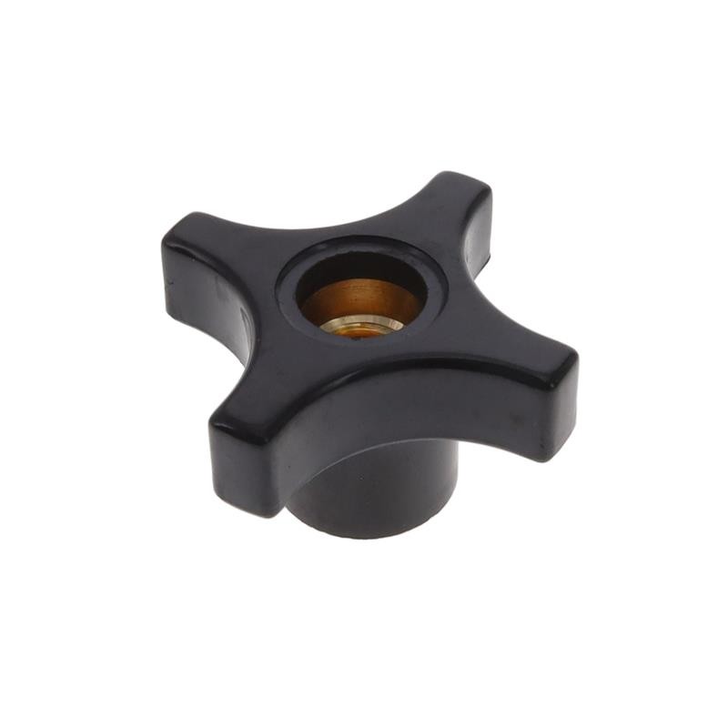 1 pcs : 2830BL - KNOB 4 ARM 1/2'-13 PHENOLIC