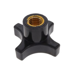 1 pcs : 2830BL - KNOB 4 ARM 1/2'-13 PHENOLIC