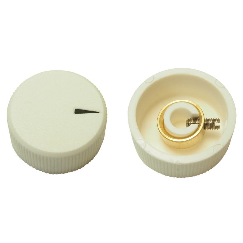 1 pcs : CL172996 - KNOB K17 WHITE SF BLACK ML