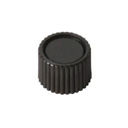 1 pcs : 8090 - KNOB KNURLED 0.250' PLASTIC