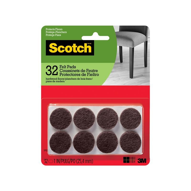 1 pcs : SP822-NA - SCOTCH ROUND FELT PADS, SP822-NA