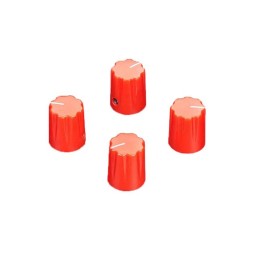 1 pcs : 5532 - RED MICRO POTENTIOMETER KNOB - 4