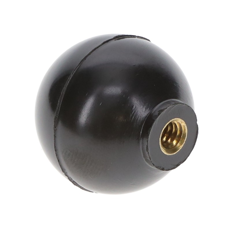 1 pcs : 0025-Q - KNOB SMOOTH 1/4'-20 PHENOLIC