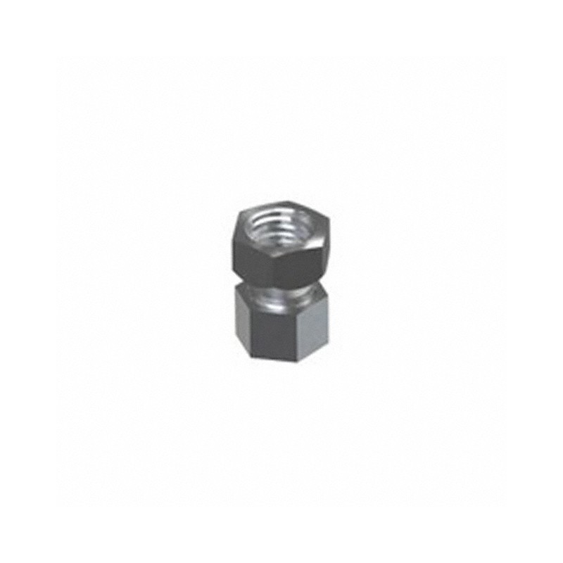 1 pcs : 1701 - SHAFT LOCK NUT 1/2' BRASS 3/8-32