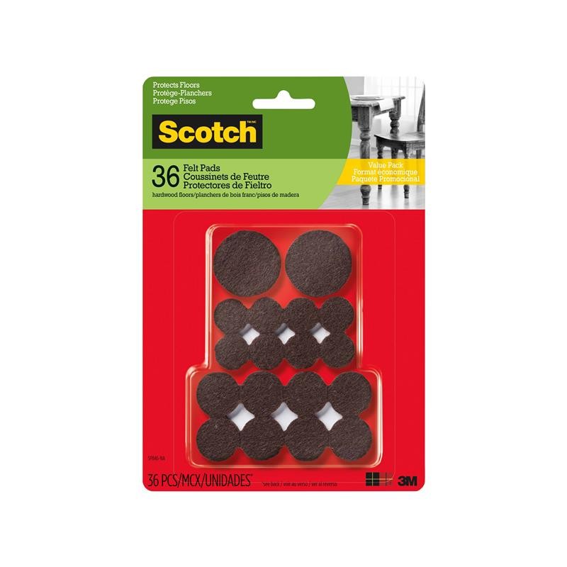 1 pcs : SP846-NA - SCOTCH FELT PADS VALUE PACK, SP8