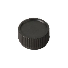 1 pcs : 8125-B - KNOB KNURLED 0.250' PLASTIC