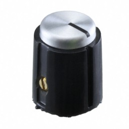 1 pcs : 1200BM - KNOB SMOOTH 0.125' PHENOLIC