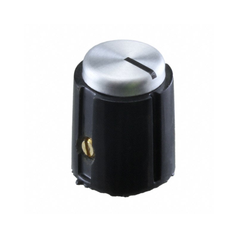 1 pcs : 1200BM - KNOB SMOOTH 0.125' PHENOLIC