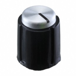 1 pcs : 1200BJ - KNOB SMOOTH 0.250' PHENOLIC